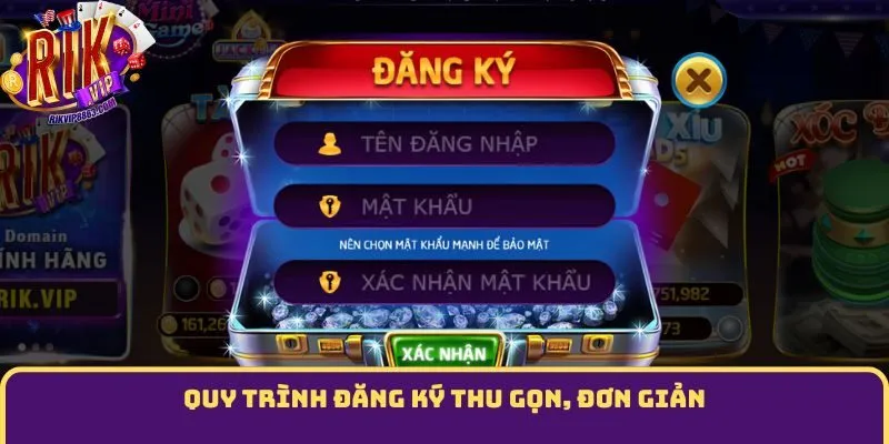 Quy trình đăng ký thu gọn, đơn giản