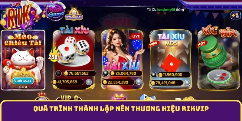 Quá trình thành lập nên thương hiệu Rikvip